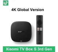 Xiaomi Mi TV Box S 3rd Gen Global Version 4K UHD Wifi 6 Bluetooth 5.2 2GB 32GB Google TV Google Assistant Smart Media Control Box S 3rd 24h ship