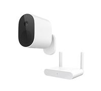 XIAOMI Mi Wireless Outdoor Security Camera 1080p add-on - Weatherproof, 2-Way audio, 130° wide angle, 7m PIR human detection [Official UK], White, BHR4433GL