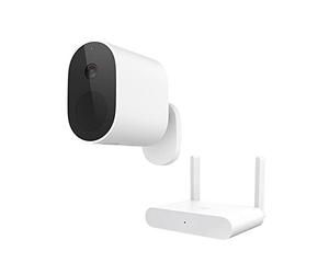 XIAOMI Mi Wireless Outdoor Security Camera Set 1080p - Weatherproof, 2-Way audio, 130° wide angle, 7m PIR human detection [Official UK] White,BHR4435GL