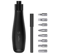 Xiaomi Mi x Wiha Precision 8-in-1 Screwdriver (Ratchet Function: Left/Clockwise Rotation + Locked, 15 Nm Max. Torque, Bit Reservoir, 8 WiHa Bits Made of S2 Steel, 105 mm Extension Shaft)