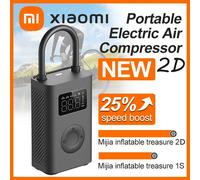 Xiaomi Mijia Air Pump 2D 25%Speed Boost Mini Portable Electric Air Compressor Treasure 150PSI Type-C LED Multitool Inflator Air Pump 2D