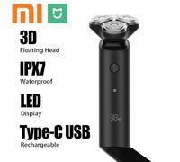 XIAOMI MIJIA Electric Shaver S500 Portable Flex Razor 3D head Dual Blades Dry Wet Shaving Washable Beard Trimmer Intelligent