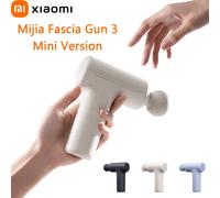Xiaomi Mijia Fascia Gun 3 Mini Version Muscle Massage 12kg Thrust Portable 3 Massager Heads Brushless Relaxation Body Back Neck Light blue