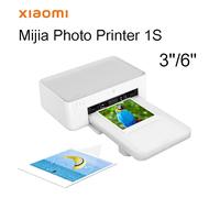 Xiaomi Mijia Photo Printer 1S High Definition Color Sublimation 6/3 Inch Portable Photo Paper Smart Remote Printer APP Use Add UK adapter