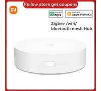 Xiaomi Mijia Smart Multi-Mode Gateway ZigBee WIFI Bluetooth Mesh Hub Auto Remote Control With Multifunctional China Version Original US Plug