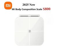 Xiaomi Mijia Smart Scale S800 8-Electrode Body Fat Scale Dual-Frequency BIA Bluetooth Tempered Glass Mijia App Compatible S800 Body fat scale