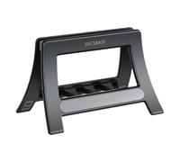 Xiaomi OATSBASF Vertical Laptop Stand Holder Gravity Thickness Desktop Holder For MacBook Air Pro iPad HP Xiaomi Dell Samsung Bracket - Black