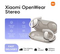 Xiaomi OpenWear Stereo Open-ear Design Dual-mic with AI Noise Reduction Touch Control Ergonomic Design 7.5 Hours Battery Life Cosmic Gray