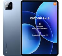 XIAOMI Pad 8, Tablet 11.2 inches, 8+256GB, Android 16, Snapdragon 8s Gen 4, Long Battery Life 9200mAh, 3.2K 144Hz Display, HyperAI, 45W, with Charger (Blue)