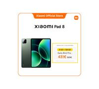 XIAOMI Pad 8 8GB+128GB, 11.2" 144Hz 3.2K Crystal-clear Display, 9200mAh (typ) Large Battery, Snapdragon® 8s Gen 4, HyperAI, 45W Turbo Charging Pine Green (No In-box Charger)