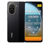 Xiaomi POCO C71 4G Smartphone 4GB+128GB Black, UNISOC T7250 Octa-Core Processor, Immersive 6.88" 120Hz display, Massive 5200mAh battery, Clear 32MP AI dual camera (UK Version + 2 Years Warranty)
