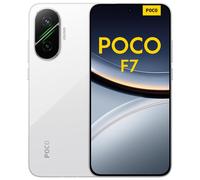 POCO F7 Smartphone, 12GB+512GB, White, Flagship Snapdragon® 8s Gen 4, 6500mAh Battery, 50MP Sony Camera with OIS, 6.83" 1.5K 120Hz AMOLED Display (No Power Adapter Included)