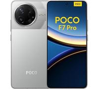 Xiaomi POCO F7 Pro Smartphone, 12GB+256GB, Silver, 6000mAh Battery, 90W HyperCharge, HyperAI(No Power Adapter Included)