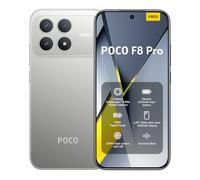 Xiaomi POCO F8 Pro, Smartphone 12+256 GB, 6.59" 120Hz AMOLED Display, 50MP Triple Camera 60mm Telephoto, Sound by Bose, 6210mAh (typ) Battery, Titanium, Charger Not Included