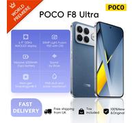 Xiaomi POCO F8 Ultra 5G, 12+256GB Global Version, Dual eSIM 3nm Snapdragon® 8 Elite Gen5 Mobile Platform 6.9" 120Hz Eye-care AMOLED Display 50MP 6500mAh 100W NFC Denim Blue