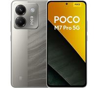 Xiaomi POCO M7 Pro 5G Smartphone, 8GB+256GB, Silver, Clear 50MP Sony Camera with OIS, 5110mAh Battery, 45W Turbo Charging, 120Hz Eye-care AMOLED Display (No Power Adapter Included)