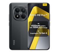 XIAOMI POCO M8 Pro, Smartphone 12+512GB, 6.83" CrystalRes 1.5K AMOLED Display, Snapdragon® 7s Gen 4, 50Mp Light Fusion 800 with OIS, IP68 Dust and Water Resistance, Black, Charger Not Included