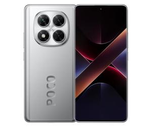 Xiaomi Poco X7 Smartphone 8+256GB, 45W Turbo Charging, CrystalRes 1.5K 120Hz AMOLED Curved Display 50MP Main Camera with OIS Dust, IP68, 5110mAh Large Battery, Silver