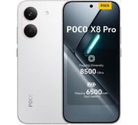 XIAOMI POCO X8 Pro 5G Smartphone 12GB+512GB, MediaTek Dimensity 8500-Ultra, 6.59" 120Hz Ultra-bright Amoled Display, 6500mAH Battery, 50MP Sony IMX882 with OIS, White (No In-box Charger)