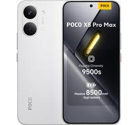 XIAOMI POCO X8 Pro Max 5G Smartphone 12GB+256GB, 8500mAH Battery, MediaTek Dimensity 9500s, 6.83" 120Hz Ultra-bright Amoled Display, 50MP Light Fusion 600 with OIS, White (No In-box Charger)