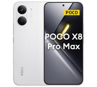 XIAOMI POCO X8 Pro Max 5G Smartphone 12GB+256GB, 8500mAH Battery, MediaTek Dimensity 9500s, 6.83" 120Hz Ultra-bright Amoled Display, 50MP Light Fusion 600 with OIS, White (No In-box Charger)