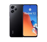 Xiaomi Redmi 12 Smartphone, 4 + 128 GB, Mobile Phone, 6.79 Inch FHD+ Display, 5,000 mAh, 50 MP Camera, 18 W Fast Charging, Dual SIM, Midnight Black