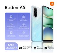 Xiaomi Redmi A5 4G 3+64GB 6.88" 120Hz Display UNISOC T7250 processor 32MP Camera 5200mAh Large Battery Side Fingerprint Sensor Ocean Blue