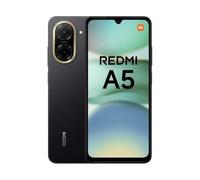 Xiaomi Redmi A5 4G Smartphone, 3+64GB, Black, 6.88" Large Screen, 32MP Main Camera, 5200mAh Battery (typ), No Charger Included