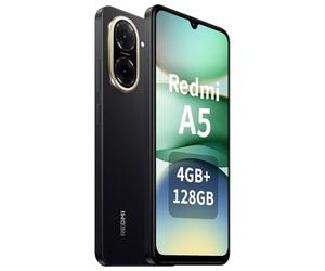 XIAOMI Redmi A5 Smartphone, 128 GB ROM 4 GB RAM 5200 mAh Battery, 120 Hz 6.88 Inch Display, 32 MP AI Dual Camera, Octa-Core Processor Black