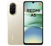 XIAOMI Redmi A5 Smartphone, 3+64GB, Gold, Super clear 32MP AI camera, 5200mAh battery, Powerful octa-core processor, Immersive 6.88" 120Hz display (No power adapter included)
