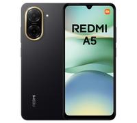 Xiaomi Redmi A5 Smartphone - 3GB+64GB, 6.52" HD+ Display, 5000mAh Battery, Android 13 Go Edition, Dual SIM - Black