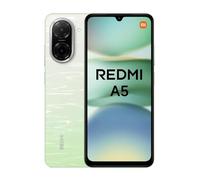 XIAOMI Redmi A5 Smartphone, 4+128GB, Green, Super clear 32MP AI camera, 5200mAh battery, Powerful octa-core processor, Immersive 6.88" 120Hz display (No power adapter included)