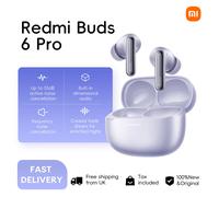 Xiaomi Redmi Buds 6 Pro Dual-device Connectivity 4kHz Ultra-wide Frequency Noise Cancellation 5min Charge 2h Battery Life IP54 White