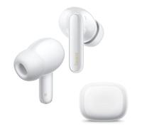 XIAOMI Redmi Buds 6 Pro Wireless Earbuds, 55dB Hybrid ANC, LDAC Hi-Res Audio with Triple Coaxial Drivers, 3-Mic AI ENC, 4KHz, Up to 9.5h+36h Battery, Immersive Audio Modes - Glacier White