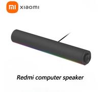 Xiaomi Redmi Computer Speaker Four-Unit Two-Channel Stereo Bluetooth 5.0 RGB Ambient Light Knob Control Built-in Microphone New Black