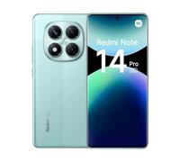 Xiaomi Redmi Note 14 Pro 5G Smart Phone, 8GB RAM, 256GB, 6.67" Display, Fingerprint Sensor, 50MP Camera, Dual SIM Card, 5G, NFC, 45W Fast Charge, Coral Green