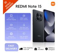 Xiaomi Redmi Note 15 4G 6+128GB Global Version 120Hz 6.77 '' AMOLED Display MediaTek Helio G100-Ultra 108MP Camera 6000mAh 33W Blue