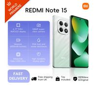 Xiaomi Redmi Note 15 4G, 6+128GB Global Version, 120Hz 6.77 '' AMOLED Display MediaTek Helio G100-Ultra 108MP Camera 6000mAh 33W Blue
