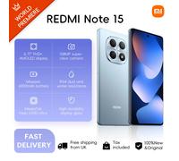 Xiaomi Redmi Note 15 4G 8+256GB Global Version MediaTek Helio G100-Ultra 120Hz 6.77 '' AMOLED Display 108MP Camera 6000mAh 33W Black