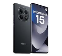 XIAOMI Redmi Note 15 4G Smartphone 8GB+256GB, MediaTek Helio G100-Ultra, 108MP Super-clear Camera, 6.77" 120Hz Amoled Display, 6000mAh Battery, Black (2 Years Warranty+No In-box Charger)