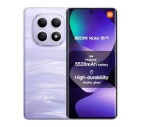 XIAOMI Redmi Note 15 5G, Smartphone 8+256 GB, Ultra-slim Design, IP65 Water Resistance, 108MP Super-clear Camera, 6.77" FHD+ Display, Mist Purple, Warranty 2 years, Charger Not Included