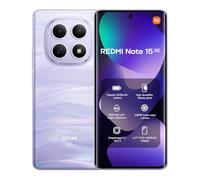 XIAOMI Redmi Note 15 5G Smartphone 8GB+256GB, Snapdragon® 6 Gen 3, 108MP Super-clear Camera, 6.77" 120Hz Amoled Display, 5520mAh Battery, Mist Purple (2 Years Warranty+No In-box Charger)