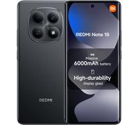 XIAOMI REDMI Note 15 Smartphone 8+256GB Black 6000mAh 108MP Camera