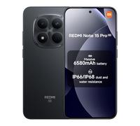 XIAOMI Redmi Note 15 Pro 5G, Smartphone 12+512 GB, Massive 6580mAh Battery, IP66/IP68, New 200MP Camera, 6.83" AMOLED Display, Black, Warranty 2 years, Charger Not Included