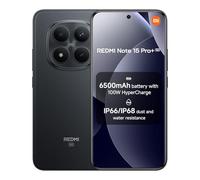 XIAOMI Redmi Note 15 Pro+ 5G, Smartphone 8+256 GB, Massive 6500mAh Battery, IP66/IP68, New 200MP Camera, 6.83" AMOLED Display, Black, Warranty 2 years, Charger Not Included