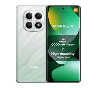 XIAOMI Redmi Note 15, Smartphone 6+128 GB, Massive 6000mAh Battery, Water Resistance, 108MP Super-clear Camera, 6.77" FHD+ Display, Forest Green, Warranty 2 years, Charger Not Included