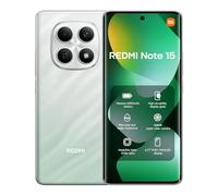 XIAOMI Redmi Note 15, Smartphone 8+256 GB, Massive 6000mAh Battery, Water Resistance, 108MP Super-clear Camera, 6.77" FHD+ Display, Forest Green, Warranty 2 years, Charger Not Included