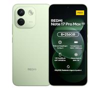 Xiaomi Redmi Note 17 Pro Max 5G Smartphone 8GB+256GB, 1.5K 120Hz AMOLED Display, 10000mAh Battery, 100W HyperCharge, 50MP OIS Camera, Snapdragon 6 Gen 5, Green (2 Years Warranty+No In-box Charger)
