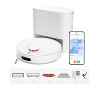 XIAOMI Robot Vacuum H40 EU | Compact station, 4 L bag, Up to 90 days without intervention, Double anti-tangle system, App and voice control