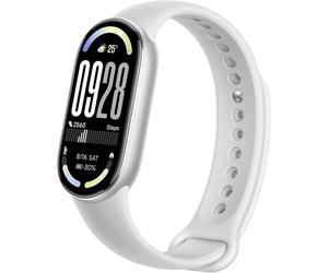 Xiaomi Smart Band 10 Fitness Tracker, 1.72" AMOLED, 21-Day Battery, 5ATM - Silver